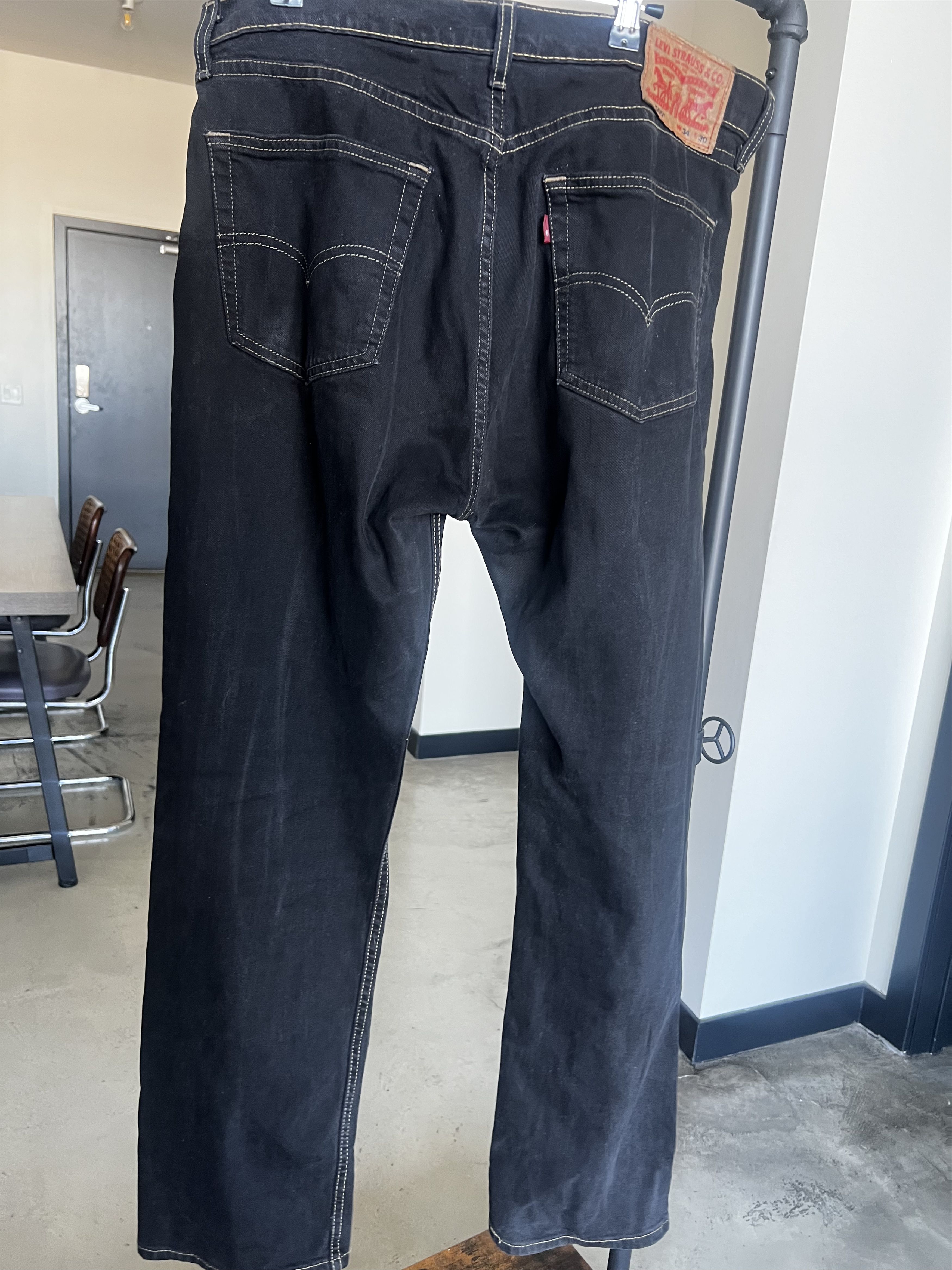 basketcase gallery Basketcase gallery western Levis 505 denim black Size US 34 / EU 50 - 3 Thumbnail