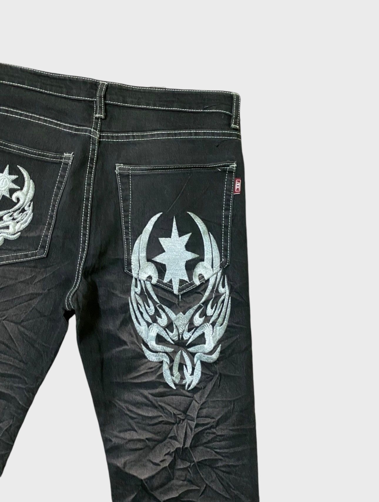 Designer × Japanese Brand × Vintage Rare ICE POINT EMBROIDERED LOGO ACID WASH DESIGN DENIM Size US 30 / EU 46 - 13 Thumbnail