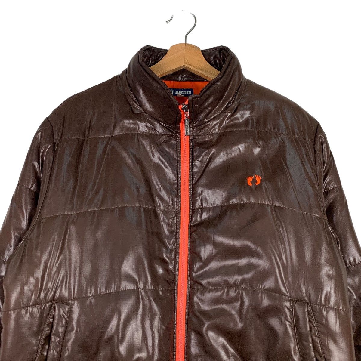 Hang Ten HANG TEN Brown Puffer Jacket #0581-C27 Size US L / EU 52-54 / 3 - 2 Thumbnail