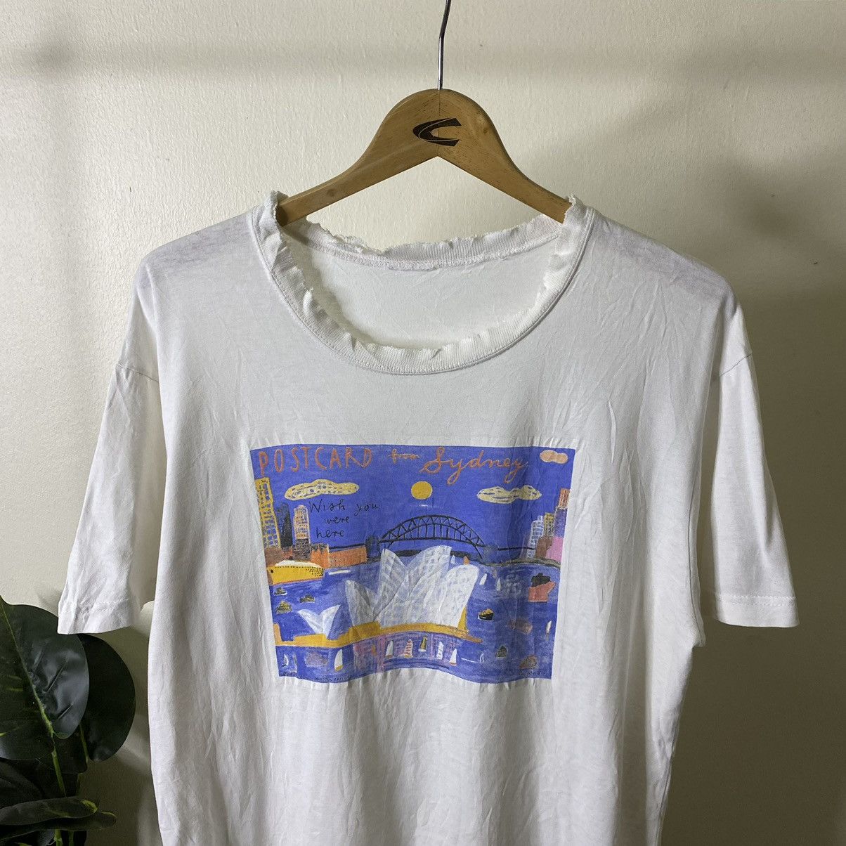 Vintage Vintage 1990s Postcard From Sydney Art Tee Size US L / EU 52-54 / 3 - 2 Thumbnail