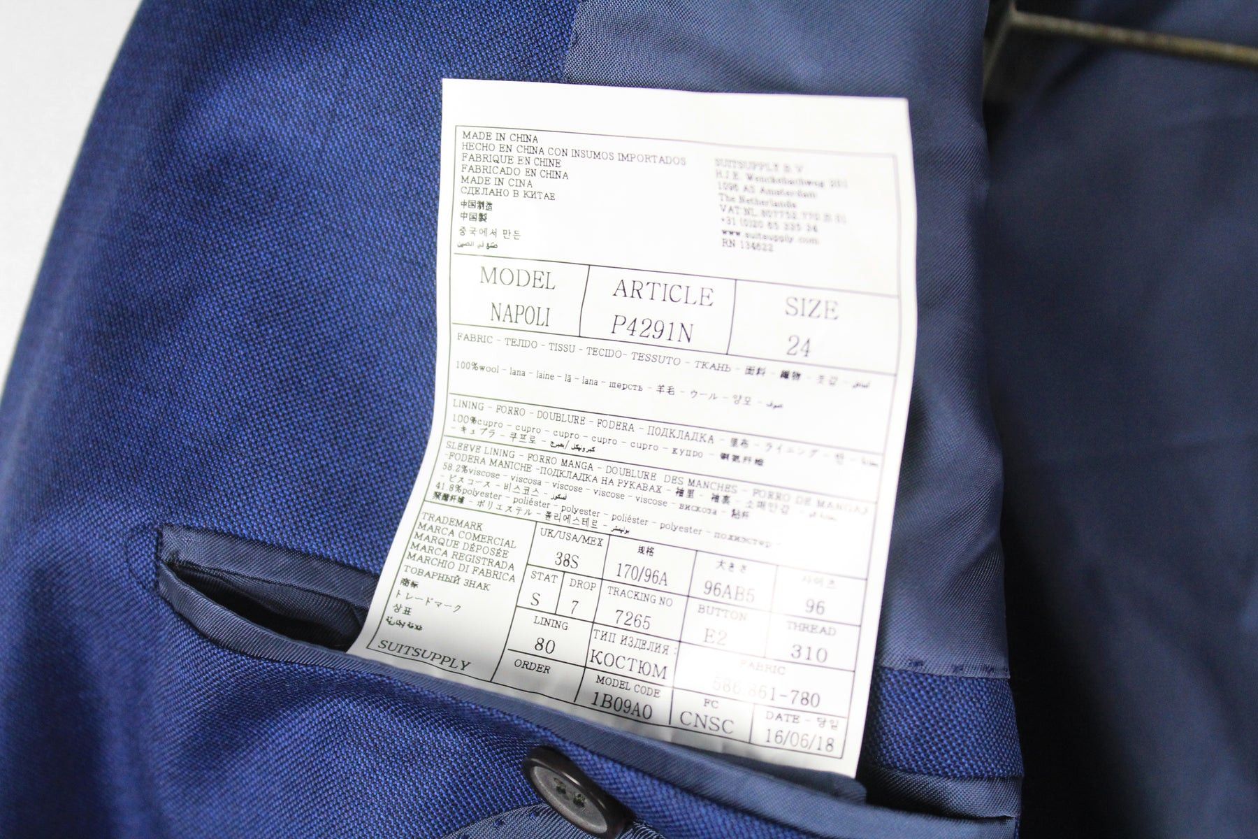 Suitsupply Suitsupply Napoli Blazer 38 Size 38S - 8 Thumbnail