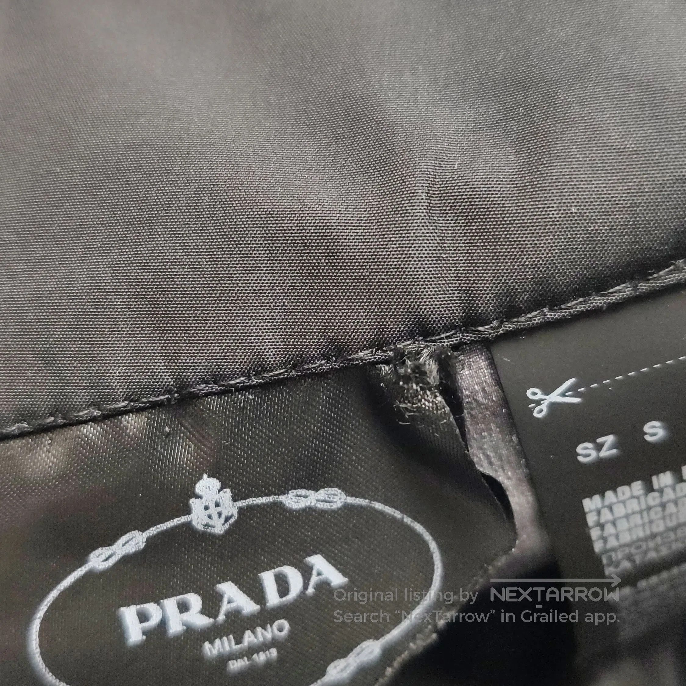Prada Prada Logo Black Shorts . Size 23" - 8 Thumbnail