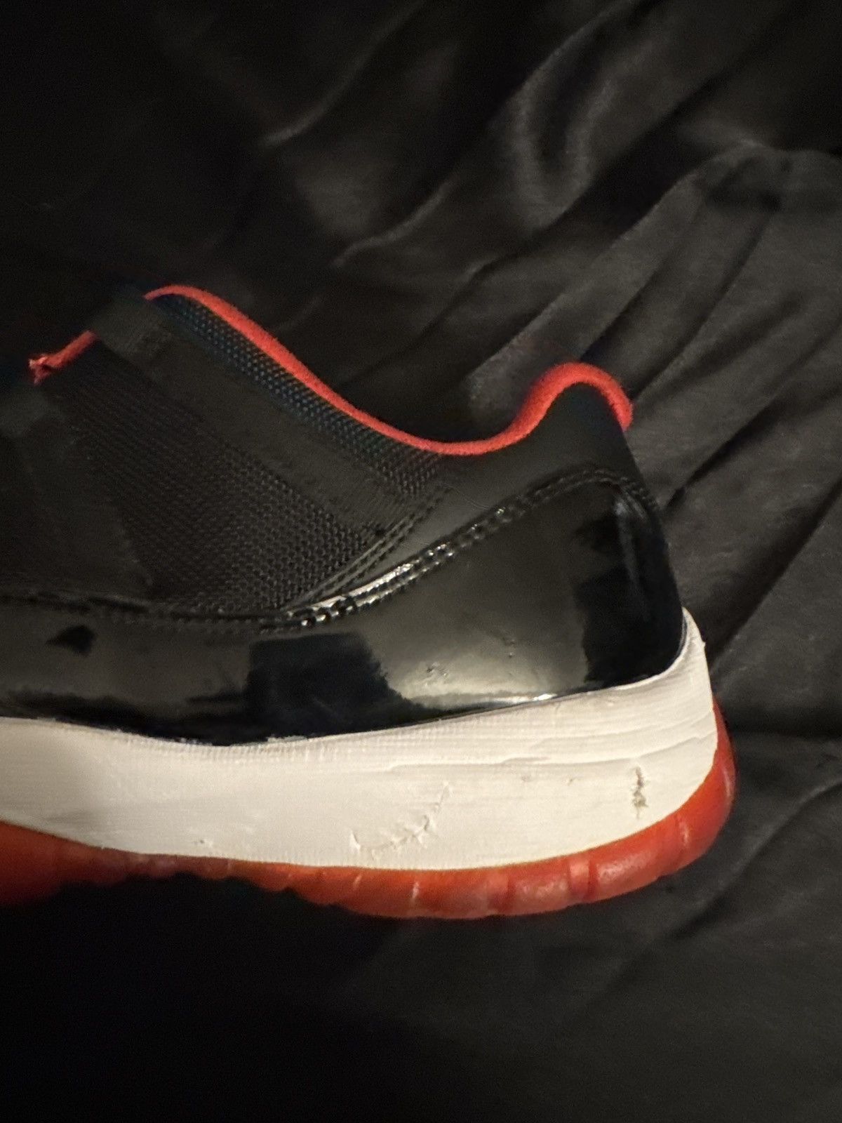 Jordan Brand Jordan 11 Bred Low Size 11.5 Size US 11.5 / EU 44-45 - 5 Thumbnail