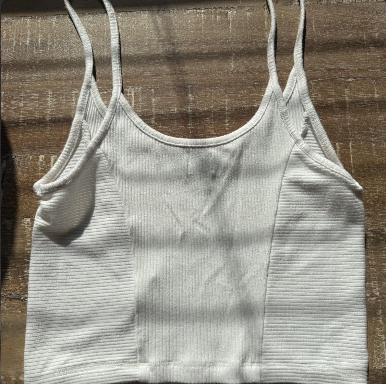 Urban Outfitters urban outfitters bdg white cropped tank top Size M / US 6-8 / IT 42-44 - 2 Thumbnail