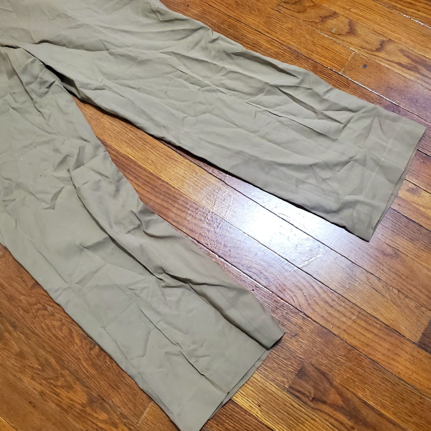 Ralph Lauren VINTAGE Ralph Lauren Wool Dress Pants Womens Size 14 Brown Wide-Leg Regular Chair? Size 36" / US 14 / IT 50 - 5 Thumbnail