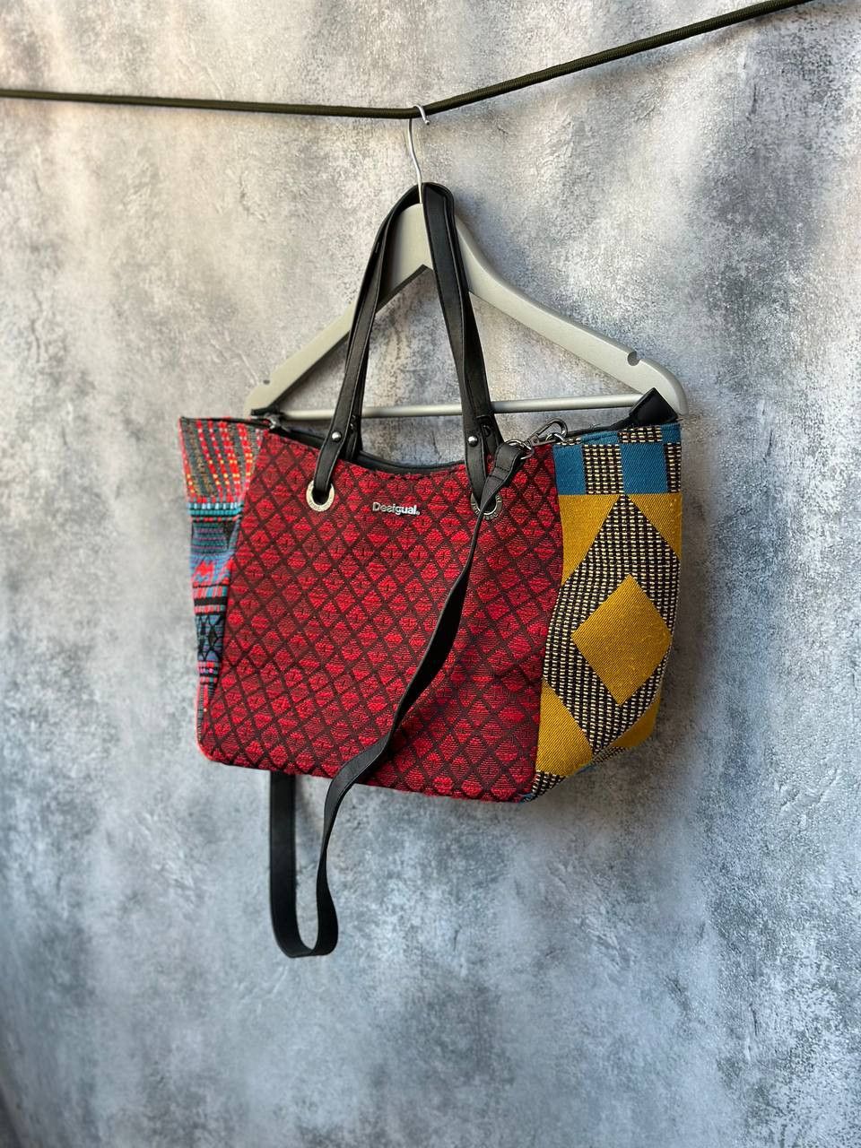 Desigual Desigual Leon Togo Multicolor Tote Bag Size ONE SIZE - 1 Thumbnail