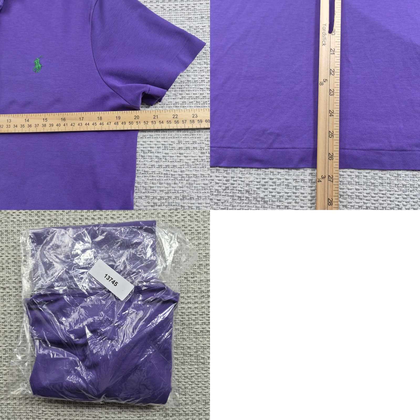 Polo Ralph Lauren Polo Ralph Lauren Polo Shirt Mens Medium Purple Polo Shirt Polo Ralph Lauren Pima Soft Touch Jersey Knit Regular Short Sleeve Size US M / EU 48-50 / 2 - 8 Thumbnail
