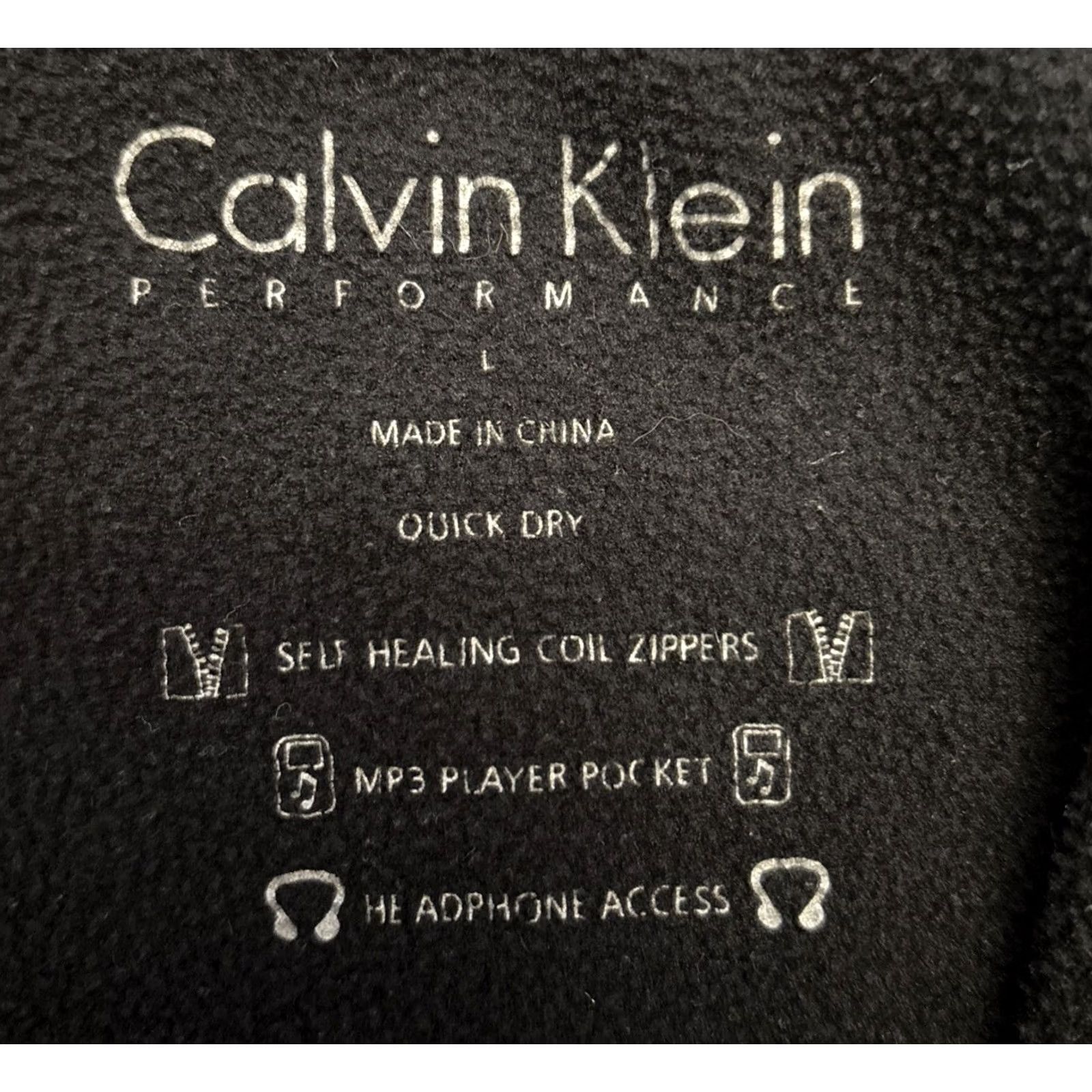 Calvin Klein Calvin Klein Performance fleece vest Full Zip pockets Black L Women Size L / US 10 / IT 46 - 3 Thumbnail