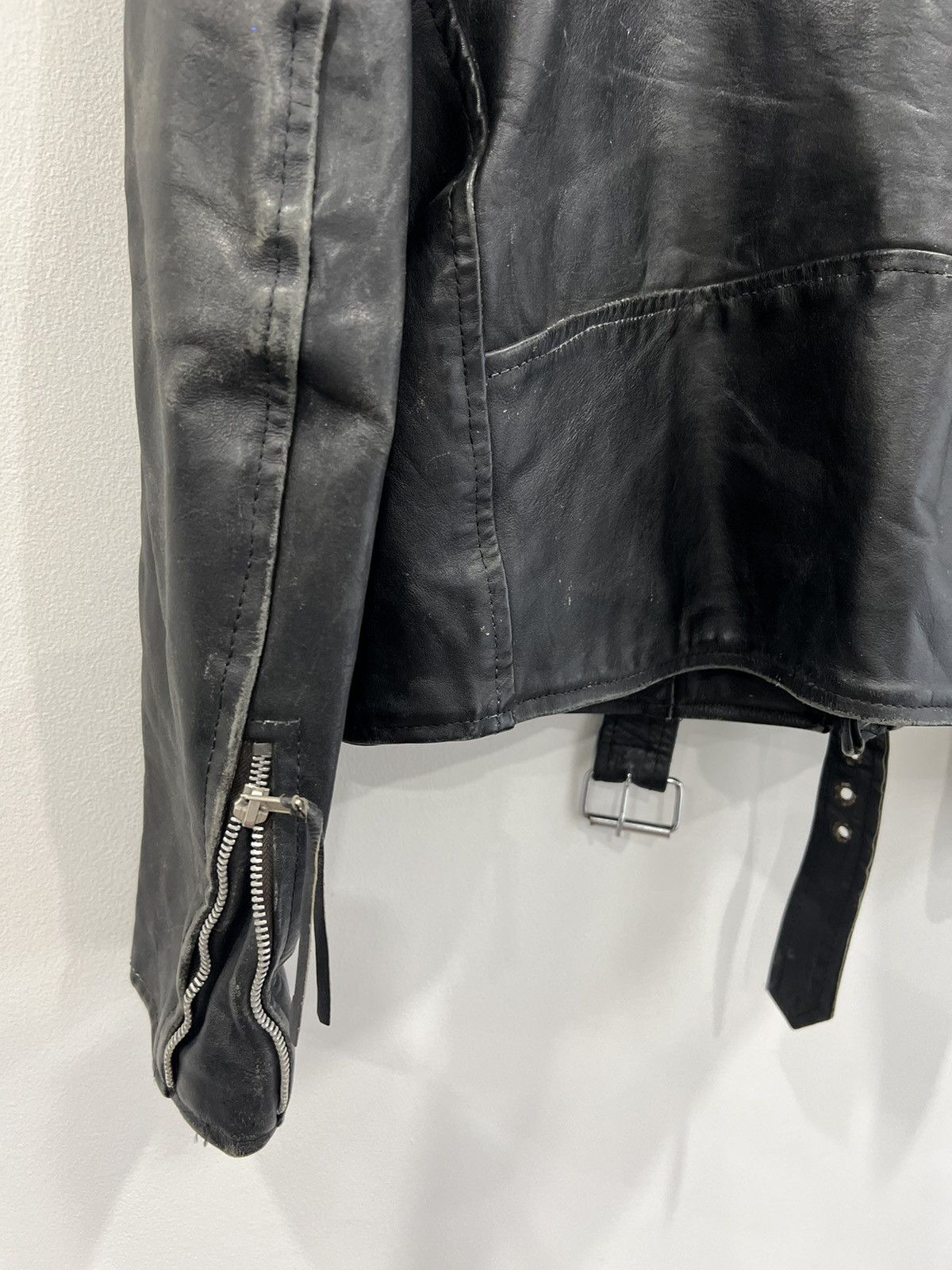 Vintage Vintage Leather Biker Jacket Zip Size US M / EU 48-50 / 2 - 7 Thumbnail