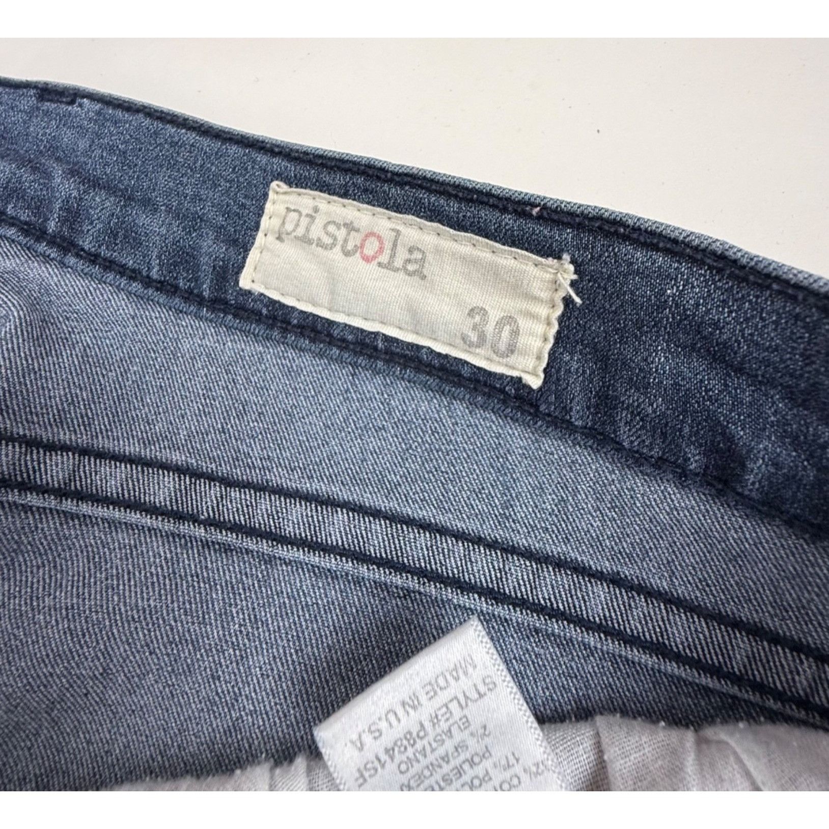 Pistola Pistola Women's Mid-Rise Stretch Skinny Jeans Medium Wash S Size 30" / US 8 / IT 44 - 2 Thumbnail