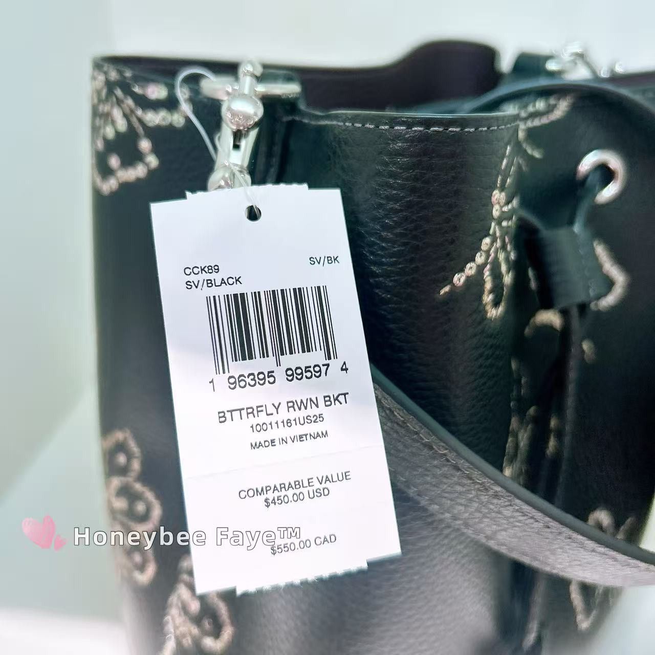 Coach Rowan Bucket Bag With Butterfly Print CCK89 Size ONE SIZE - 8 Thumbnail