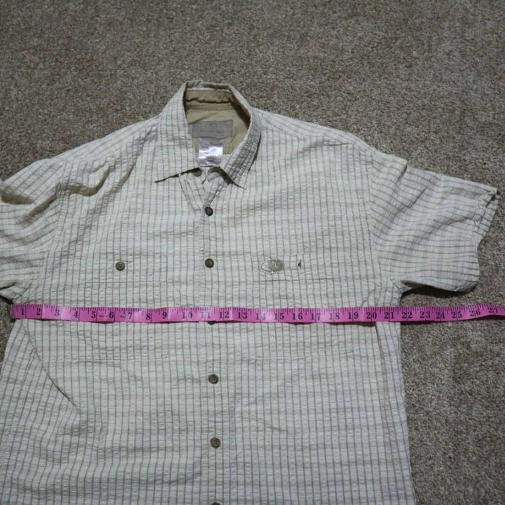 Vintage MOSSY OAK Shirt Button-Up Short Sleeve Brown Check Cotton Adult Men M Medium Casual Outdoor Size US M / EU 48-50 / 2 - 6 Thumbnail