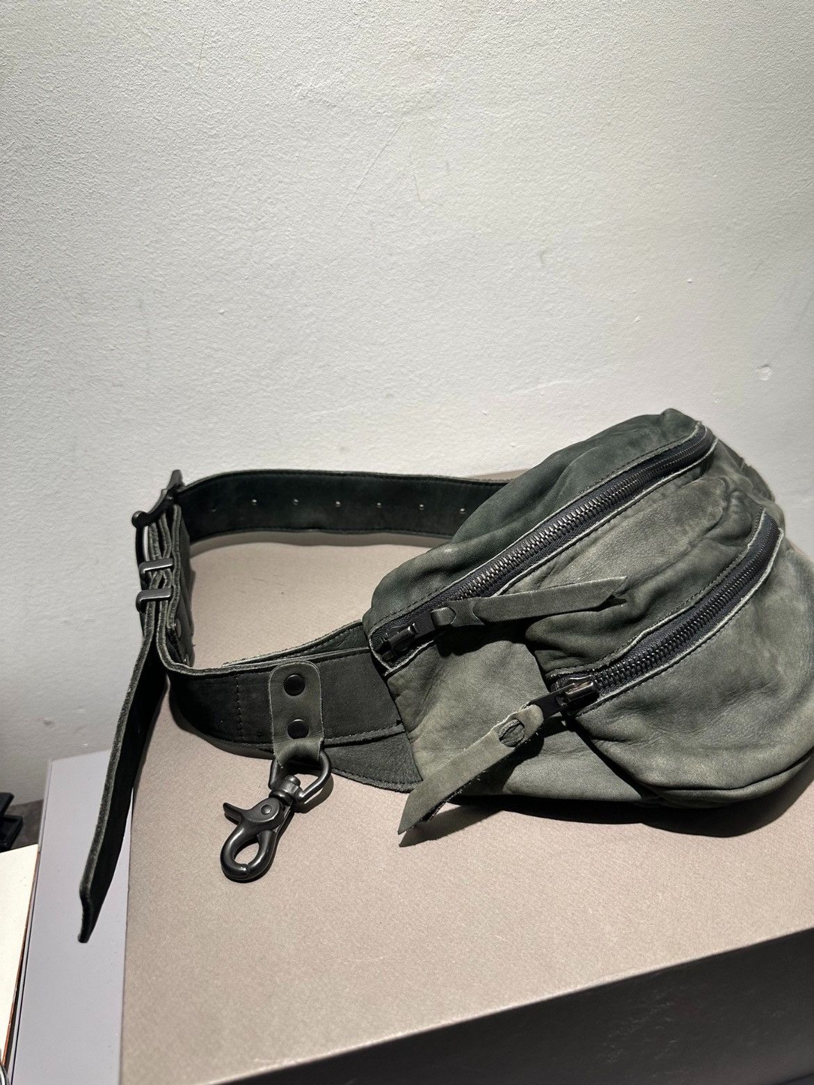 Number (N)ine Number nine 07AW suede utility bag Size ONE SIZE - 5 Thumbnail