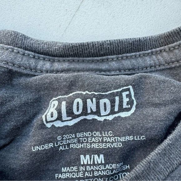 Band Tees × Vintage NEW BLONDIE DISCO GRAPHIC GRAY T-SHIRT SZ M Size M / US 6-8 / IT 42-44 - 4 Thumbnail