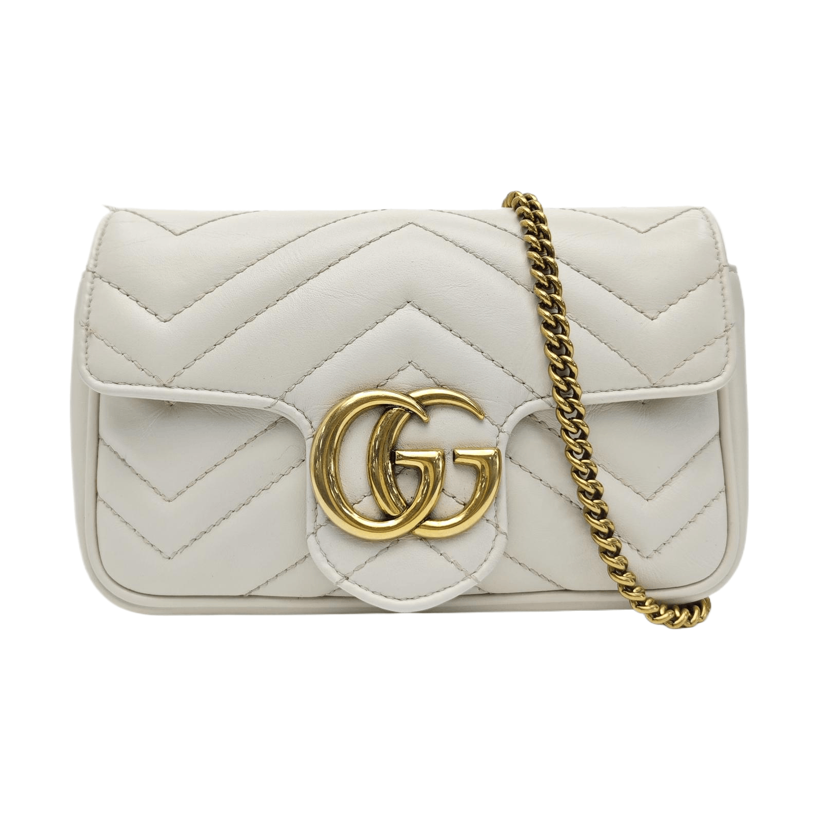 Gucci Gucci GG Marmont Mini Quilted Leather Bag Size ONE SIZE - 1 Thumbnail