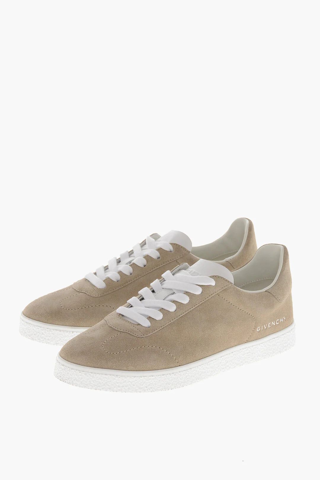 Givenchy og1mm0326 Suede Low-Top Sneakers in Beige Size US 5 / IT 35 - 3 Thumbnail