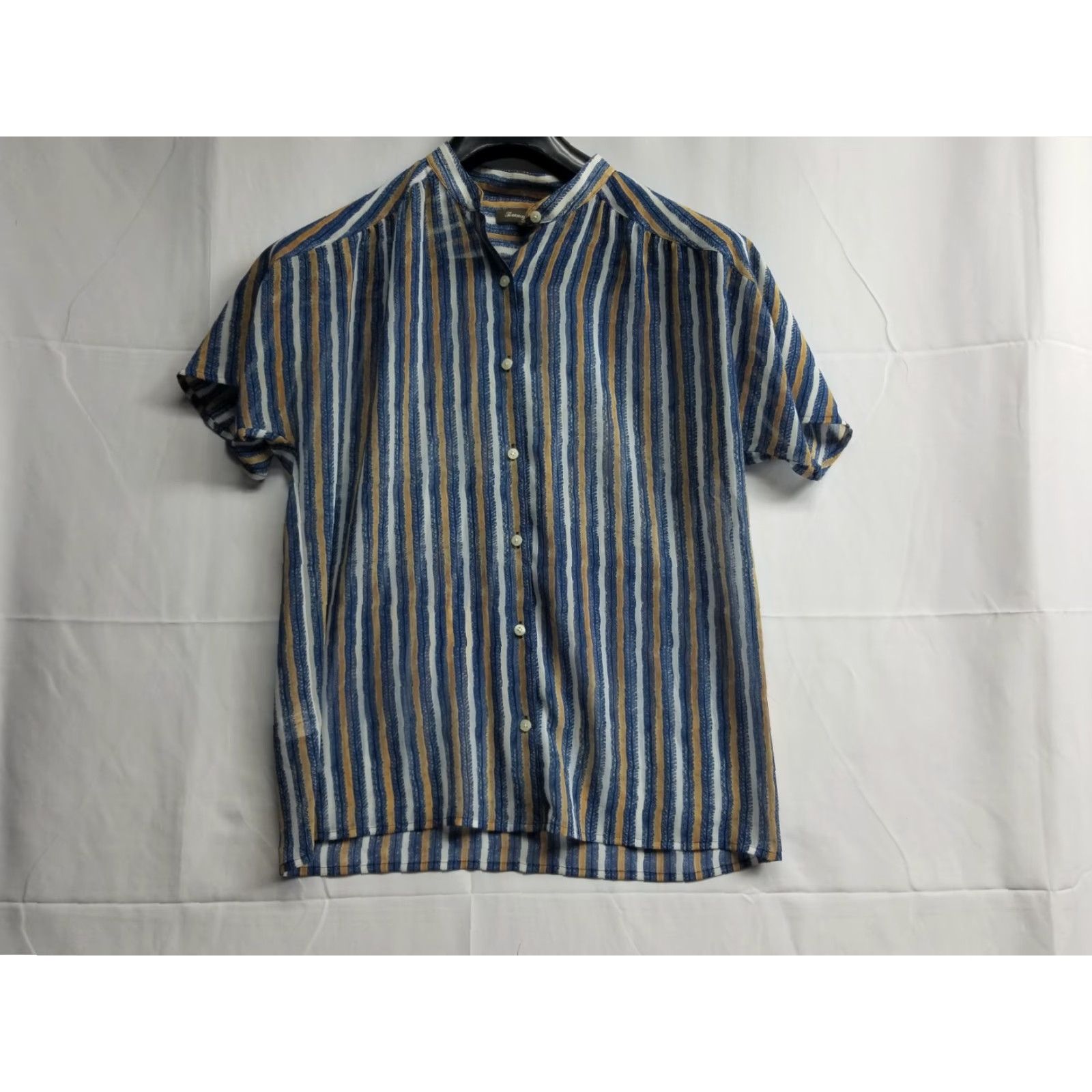 Tommy Bahama TOMMY BAHAMA Shirt Womens XS Striped Lightweight Button Up Top Blouse Size XS / US 0-2 / IT 36-38 - 2 Thumbnail