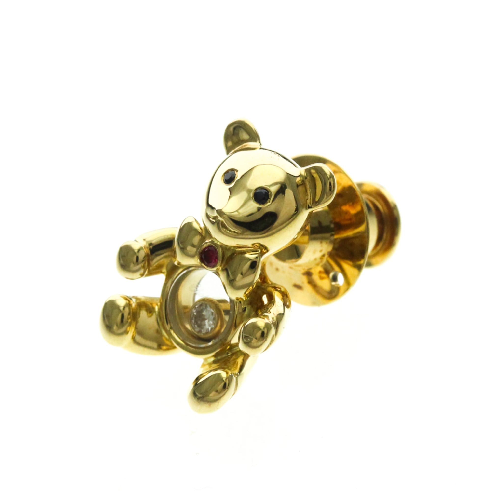 Chopard Chopard Teddy Bear Brooch 90/2188 Yellow Gold (18K) Diamond Brooch Gold Size ONE SIZE - 1 Thumbnail