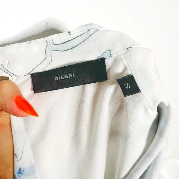 Diesel Diesel | Watercolor Effect Collared Dress Size S / US 4 / IT 40 - 5 Thumbnail