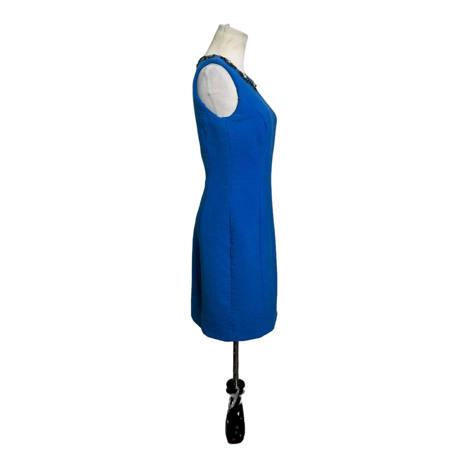 Jason Wu Jason Wu blue embellished neck sheath cocktail dress size 6 Size M / US 6-8 / IT 42-44 - 10 Thumbnail