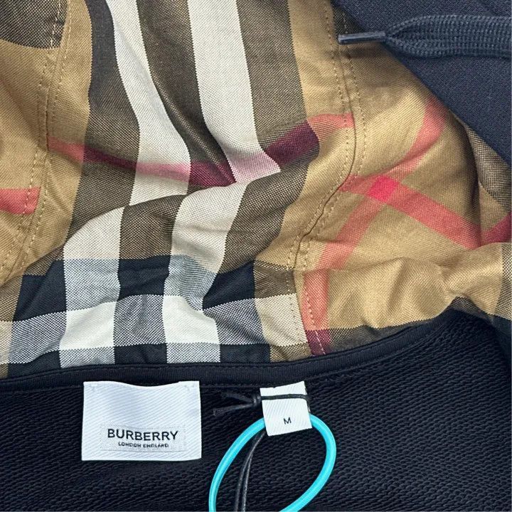 Burberry Burberry Burberry FW24 Logo Embroidered Hoodie-2507 Size US M / EU 48-50 / 2 - 2 Thumbnail