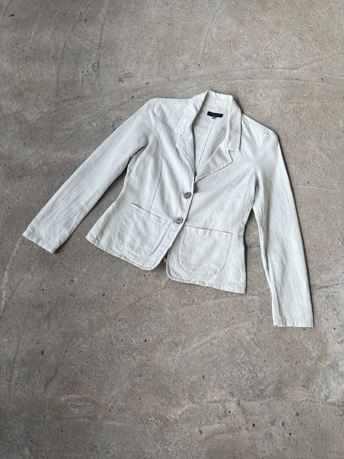 Roberto Cavalli Roberto Cavalli Linen Blazer Size 34 Size XXS / US 00 / IT 34 - 1 Thumbnail