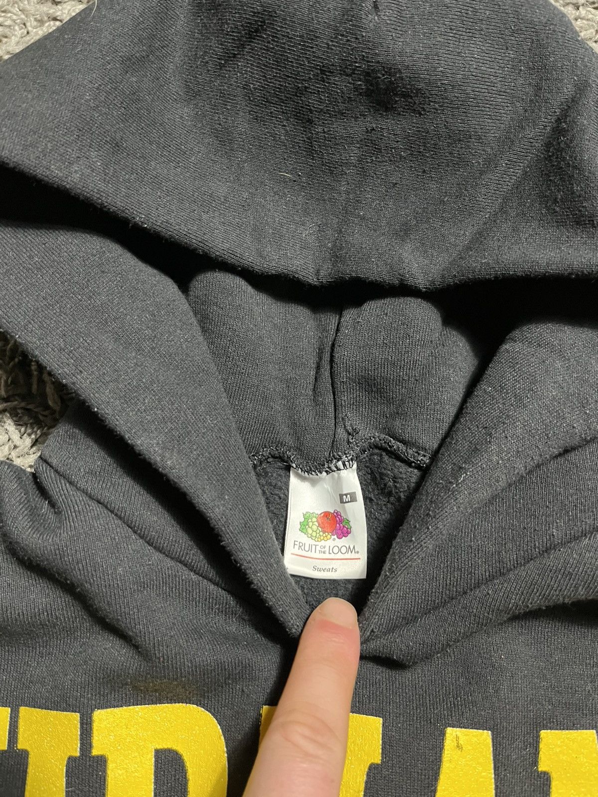 Nirvana NIRVANA BASIC COTTON Y2K BLACK HOODIE Size US M / EU 48-50 / 2 - 3 Thumbnail