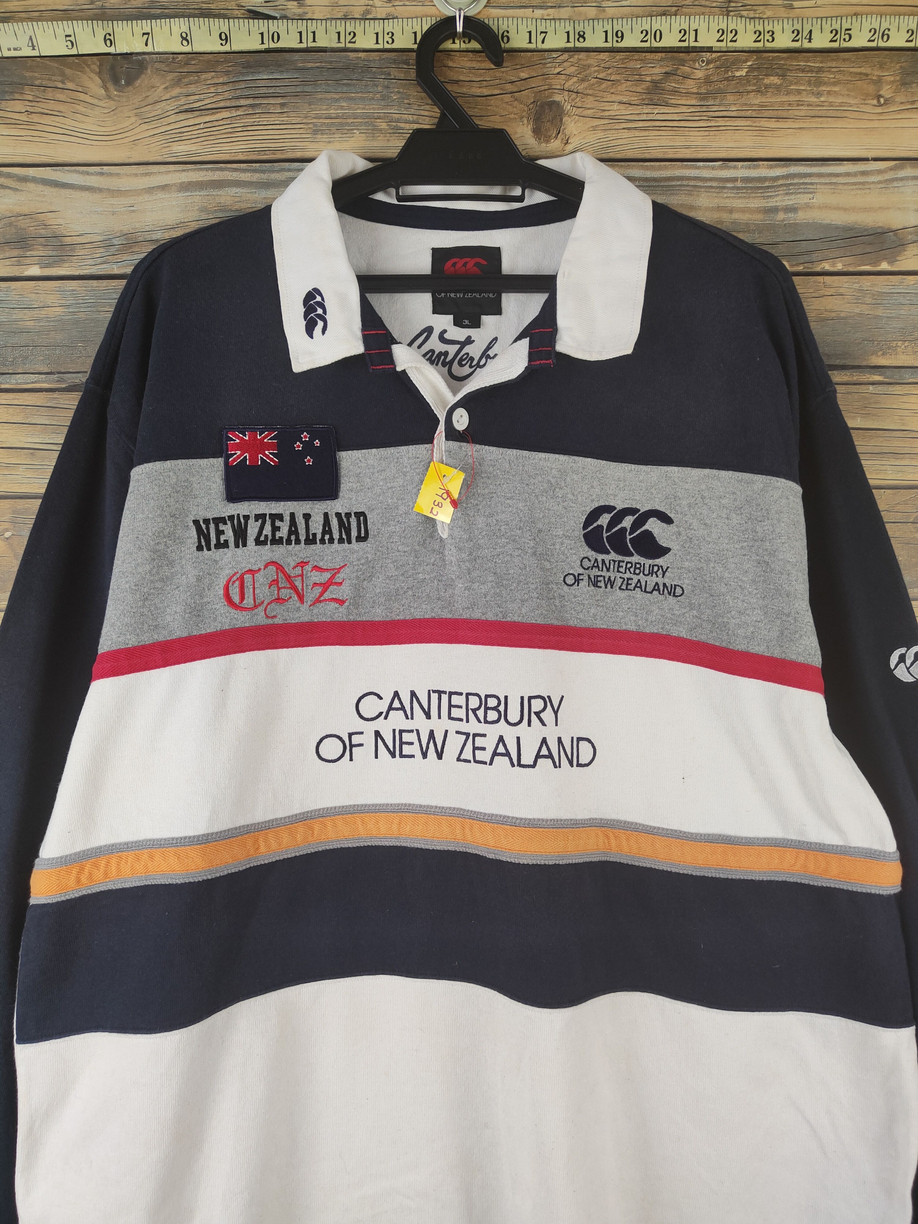 Canterbury of New Zealand DL Canterbury of New Zealand Black Long Sleeve Polos #1932 Size US XL / EU 56 / 4 - 2 Thumbnail