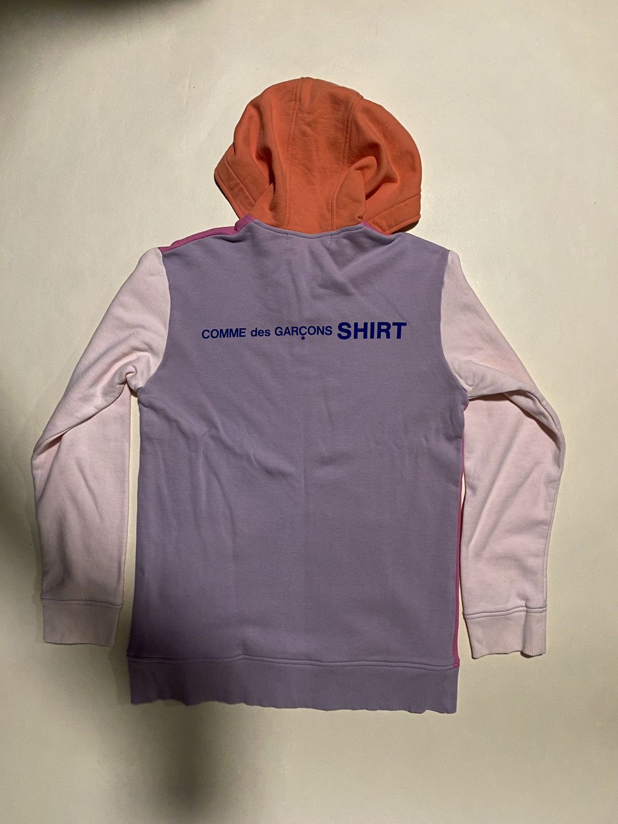 Comme des Garcons Comme des Garcon Pink logo Zip-up hoodie Size US XL / EU 56 / 4 - 2 Thumbnail
