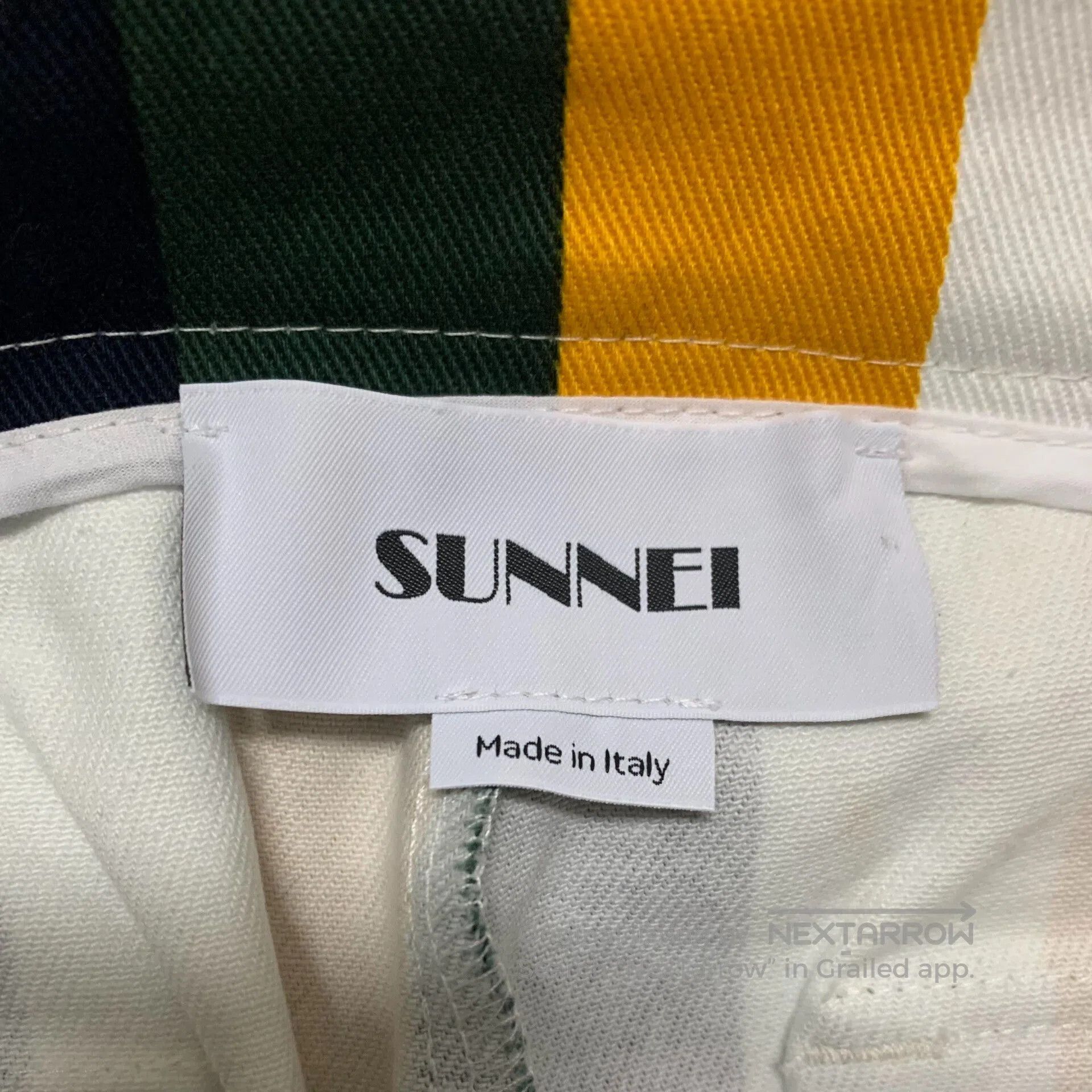 Sunnei SUNNEI SS18 Striped Color Block Pants. Size US 28 / EU 44 - 3 Thumbnail