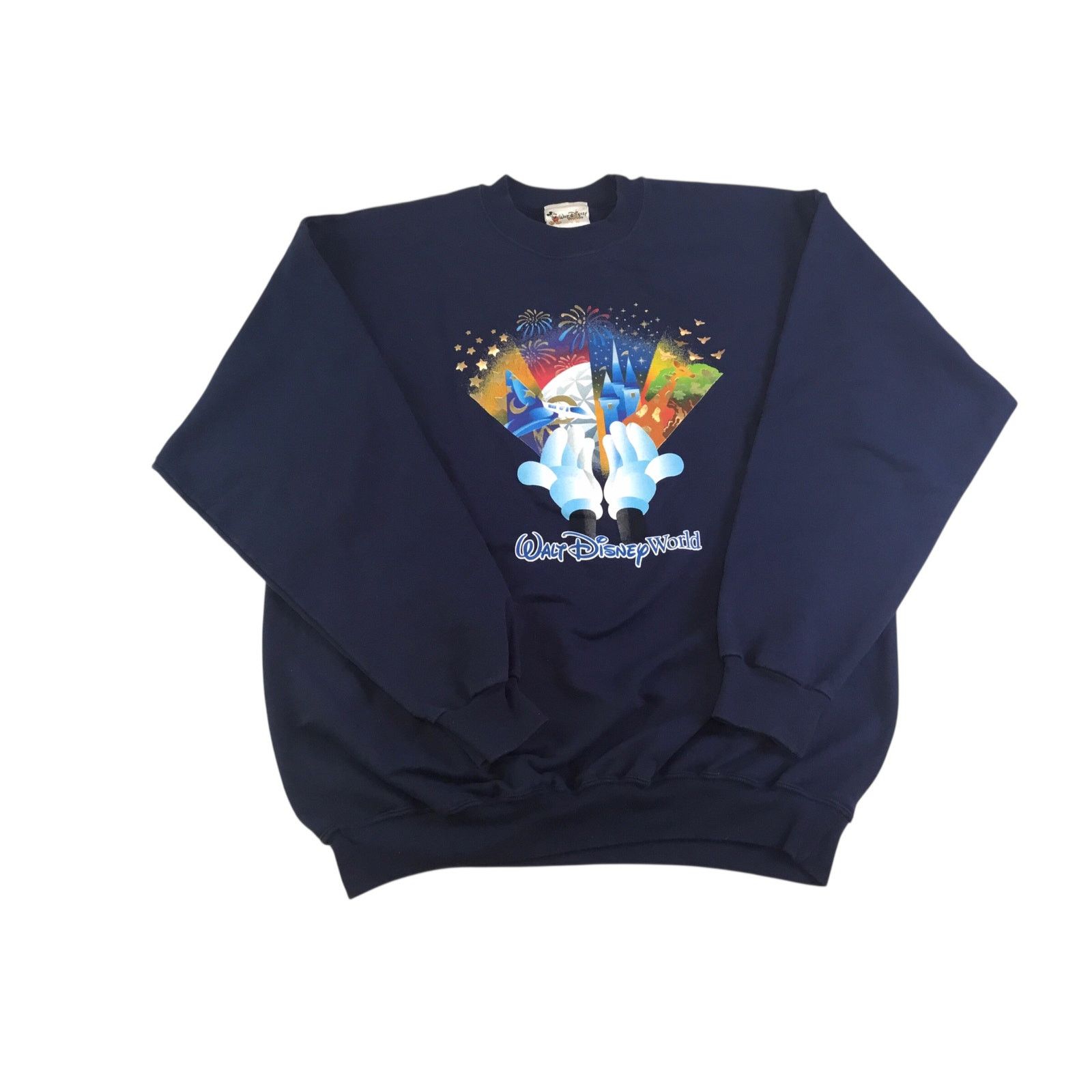 Disney Walt Disney World Sweatshirt Blue Large Magic Gold Accents M Size M / US 6-8 / IT 42-44 - 3 Thumbnail