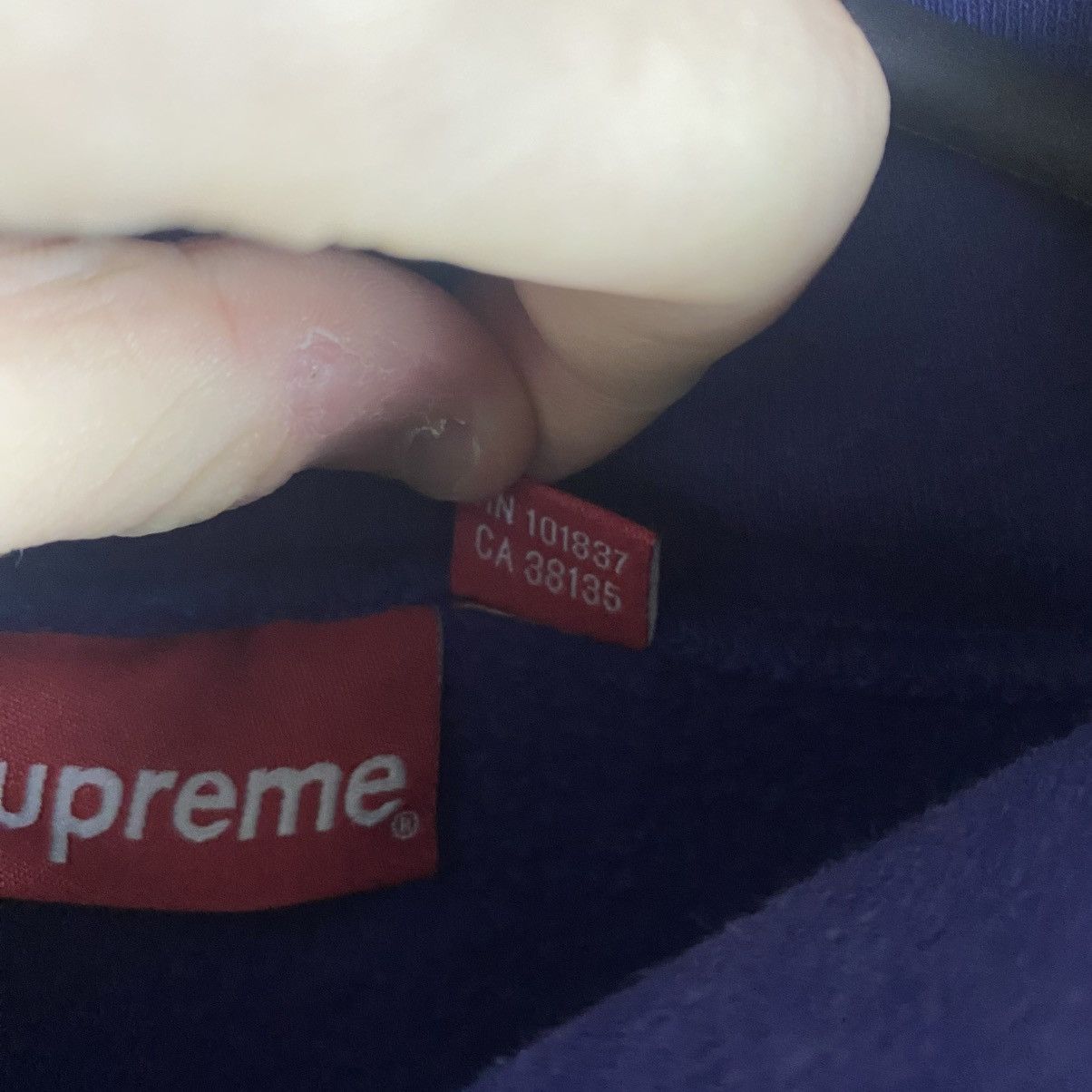Supreme Supreme Hoodie Big Logo Rare Size US L / EU 52-54 / 3 - 7 Thumbnail