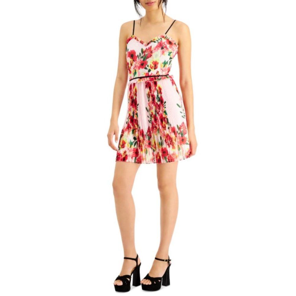 Anthropologie NWT New Anthropologie Foxiedox Floral-Print Pleated Party D Size XS / US 0-2 / IT 36-38 - 1 Thumbnail