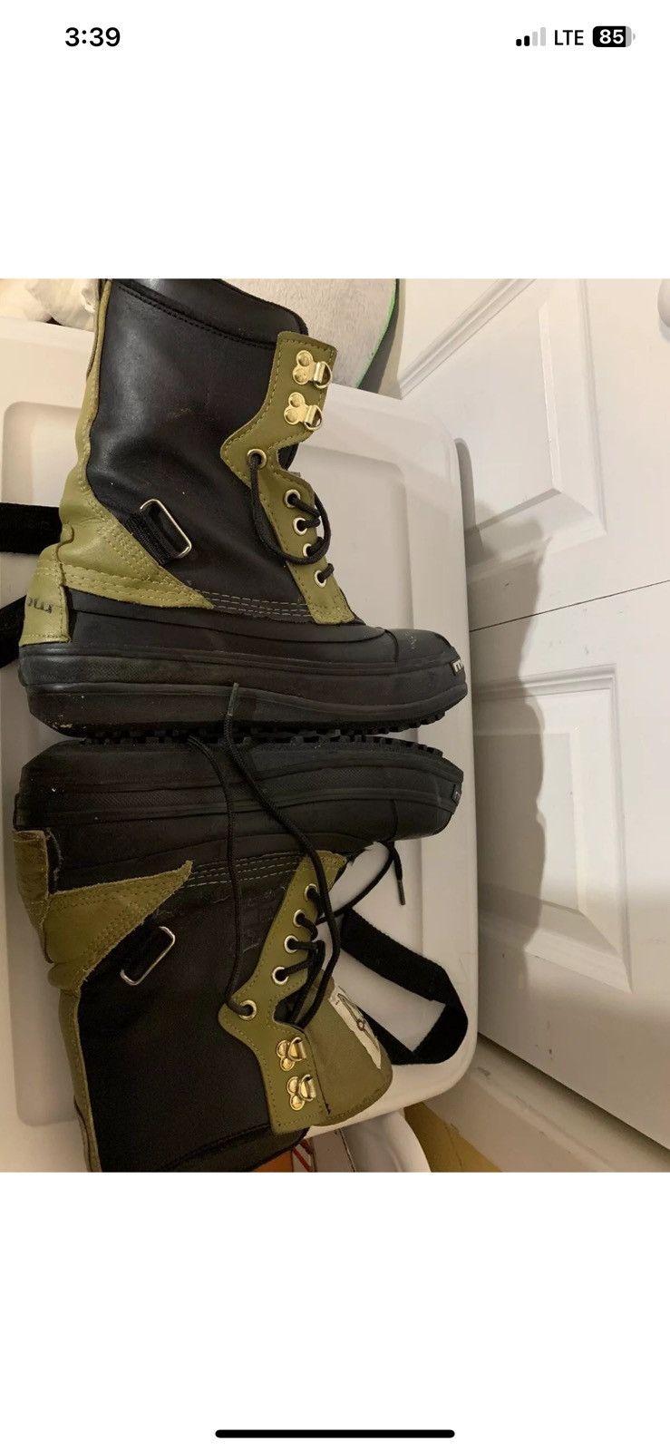 Other Morrow snowboard boots mens sz 8 black green Size US 8 / EU 41 - 4 Thumbnail
