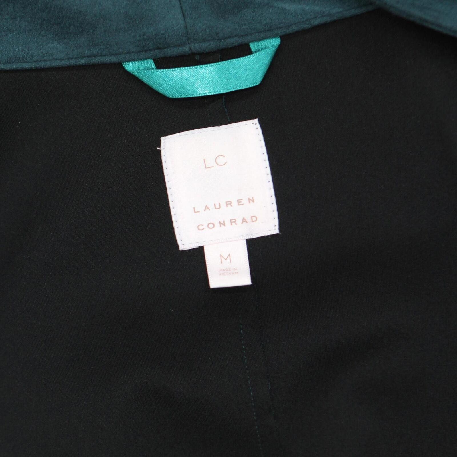 Designer NEW LC Lauren Conrad Front Blazer Jacket Teal Blue Green M Size M / US 6-8 / IT 42-44 - 3 Thumbnail