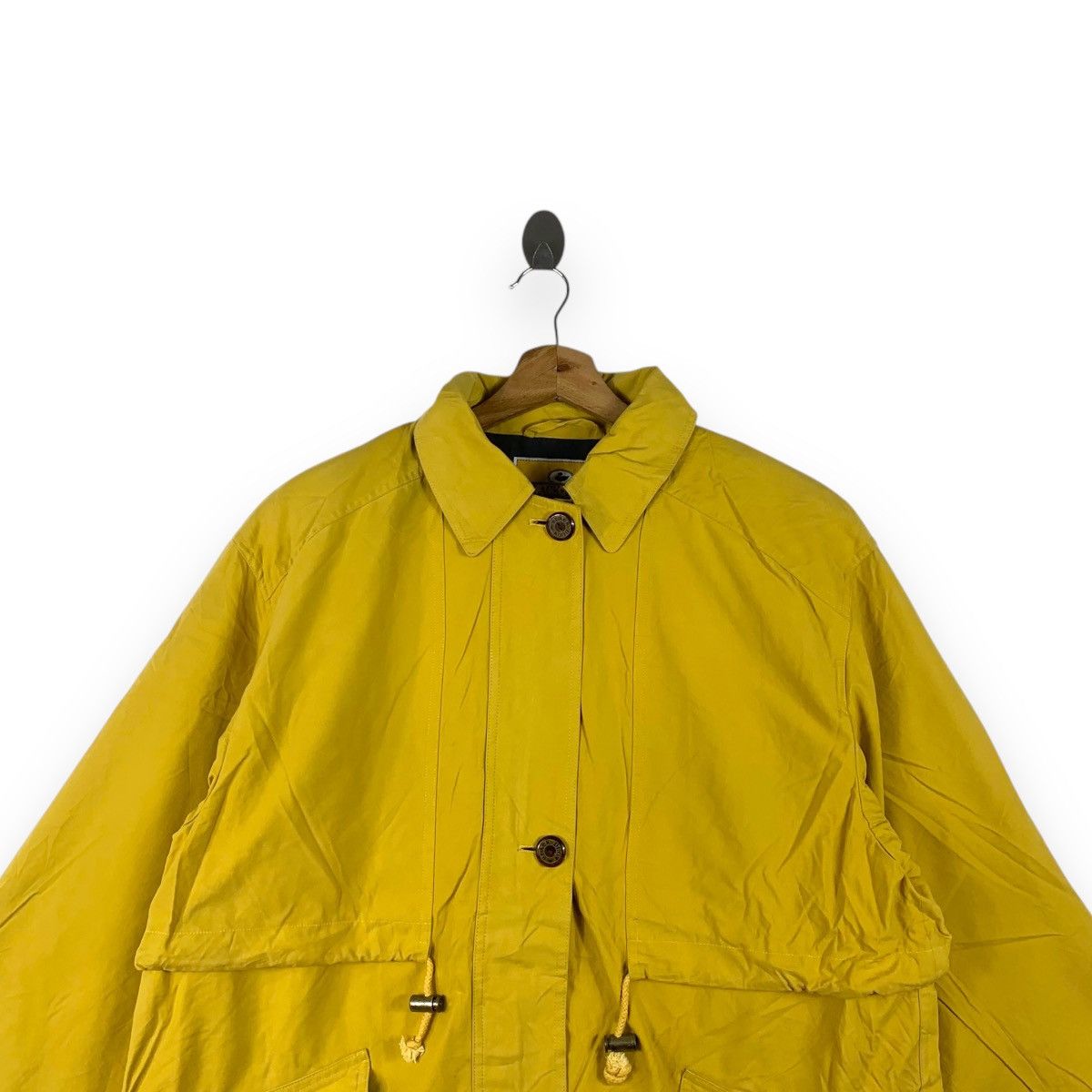 Vintage Vintage 90’s BLACK DUCK Yellow Field Jacket Utility Outdoor Size L / US 10 / IT 46 - 2 Thumbnail