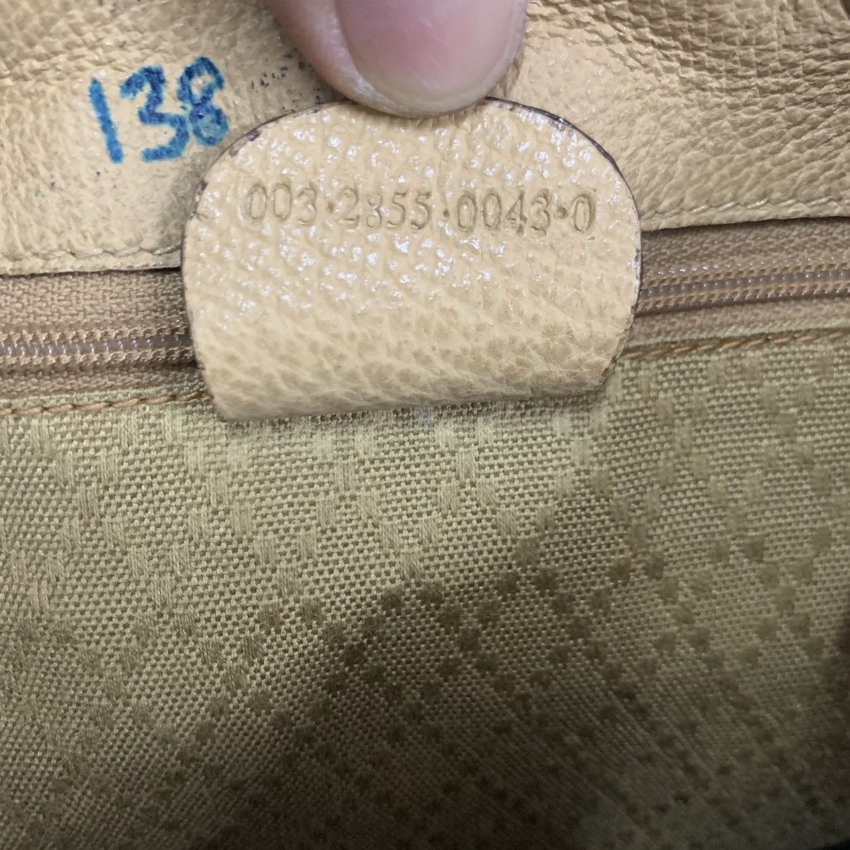 Gucci Gucci Vintage Suede Leather Backpack Bag Size ONE SIZE - 18 Thumbnail