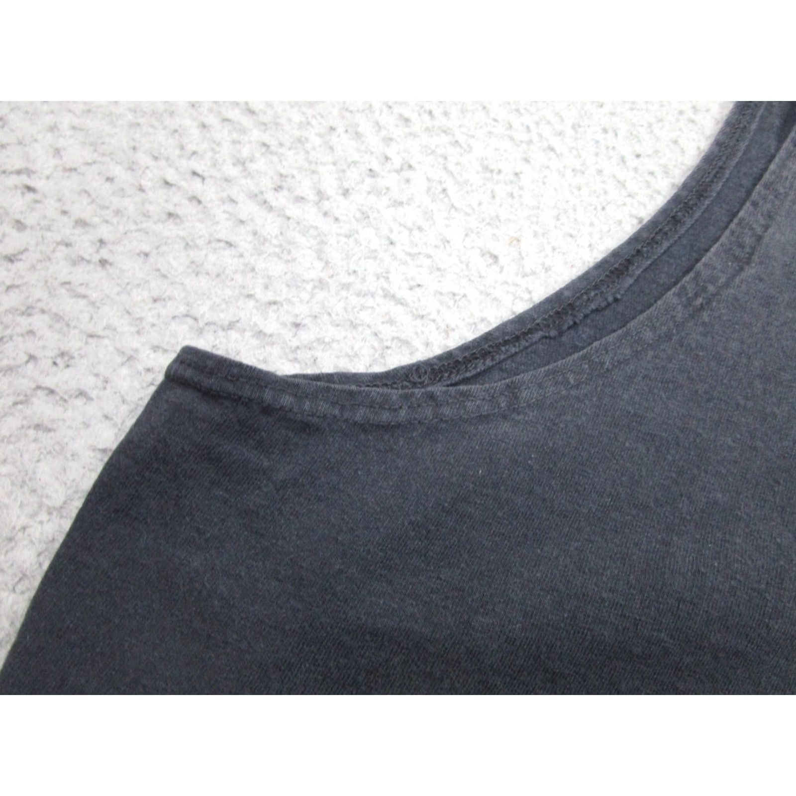 Vintage VINTAGE B.U.M. Equipment Tank Top Womens Large Black Cropped 100% Cotton 90s Size L / US 10 / IT 46 - 5 Thumbnail