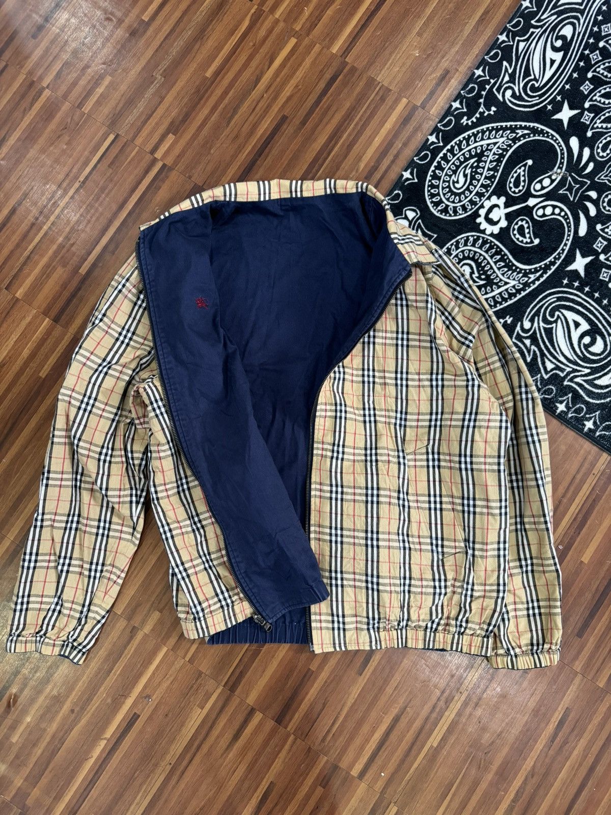 Burberry Vintage Burberry Reversible Jacket Size US L / EU 52-54 / 3 - 6 Thumbnail