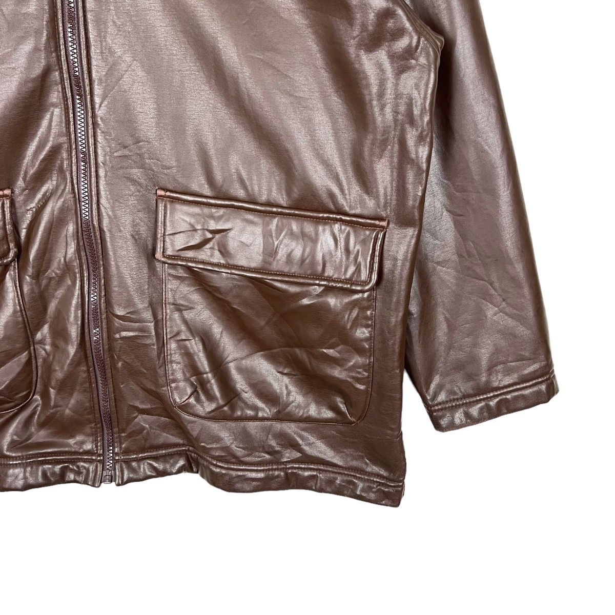 Adidas 🔥 VINTAGE 90s ADIDAS RUN DMC HIP HOP RAPPER SYNTETIC JACKET Size US L / EU 52-54 / 3 - 6 Thumbnail