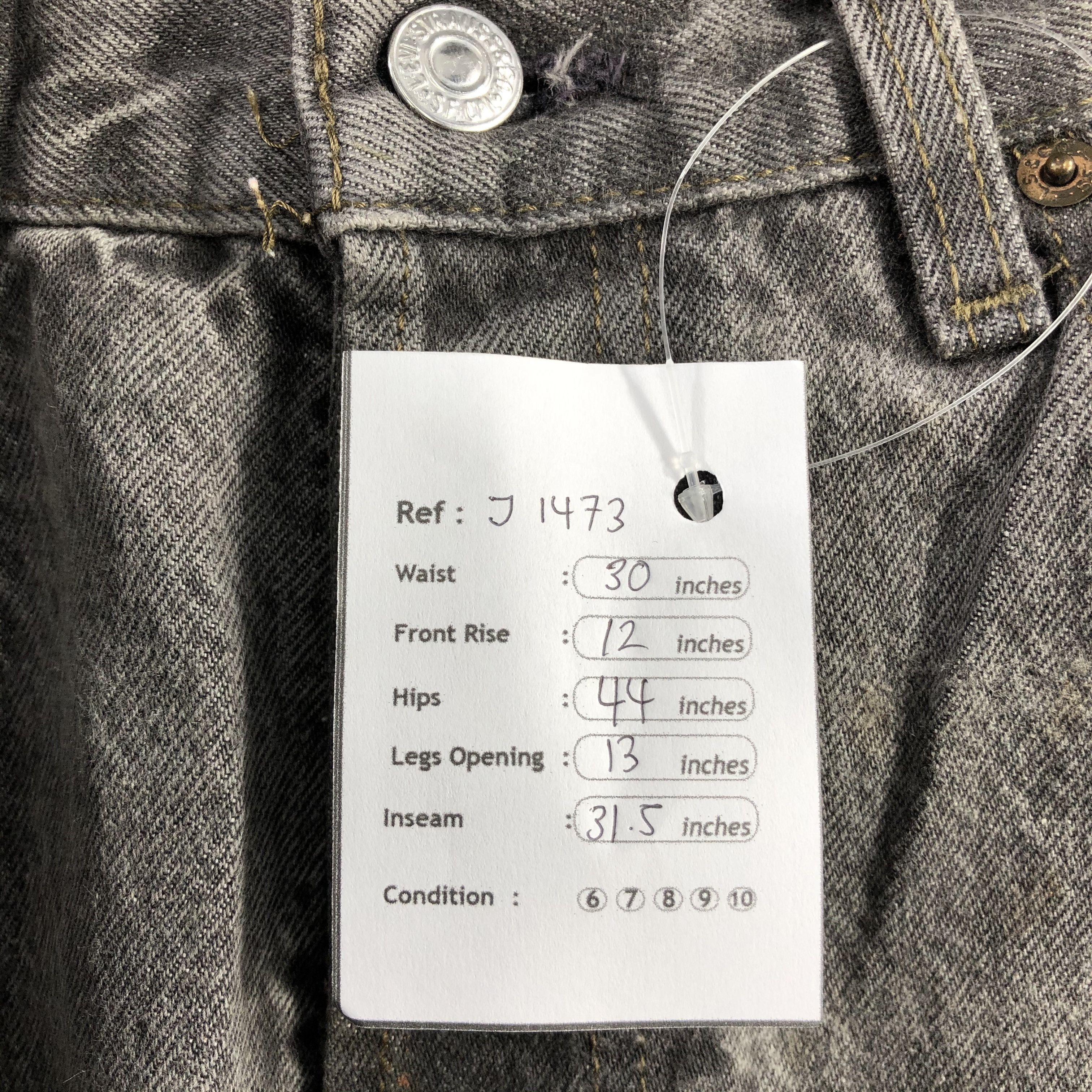 Levi's Vintage 90s Levis 501 Earth Tone Jeans-J1473 Size US 30 / EU 46 - 12 Thumbnail