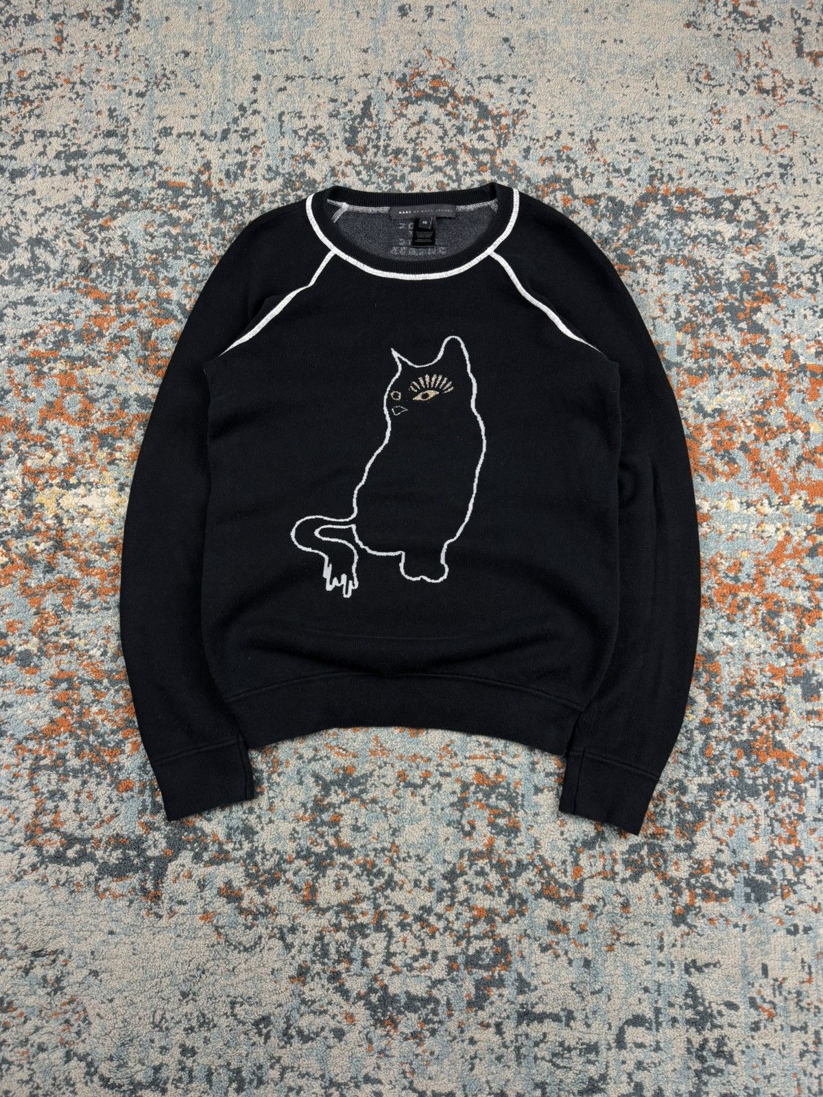 Marc by Marc Jacobs Marc by Marc Jacobs cat graphic sweater knit Size XS / US 0-2 / IT 36-38 - 1 Thumbnail