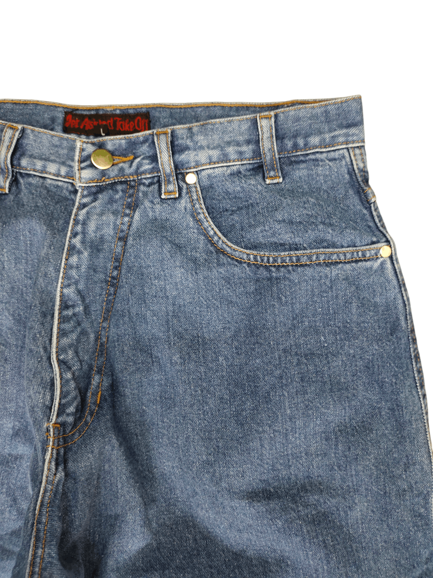 Vintage Crazy Vintage Y2k Jato Wide Leg Jnco Style Baggy Jeans Size US 31 - 3 Thumbnail