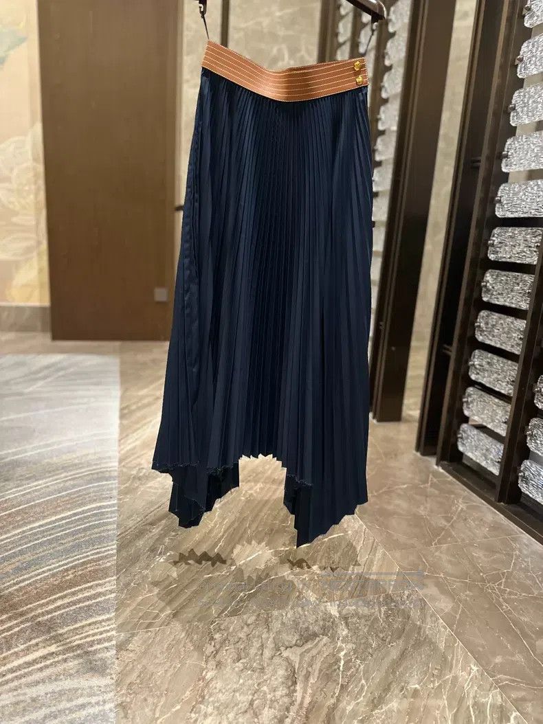 Loewe Loewe Irregular pleated skirt Size 24" / US 00 / IT 34 - 1 Thumbnail