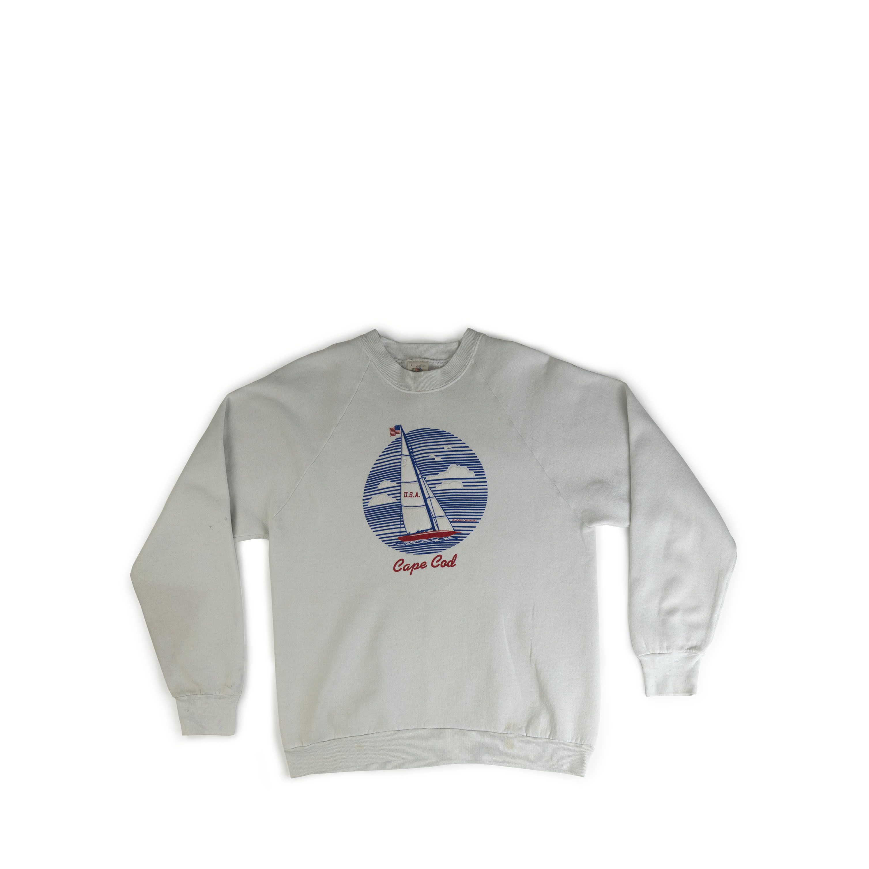 Fruit Of The Loom × Vintage Vintage 1990's Cape Cod Flag Crewneck Size US L / EU 52-54 / 3 - 1 Thumbnail