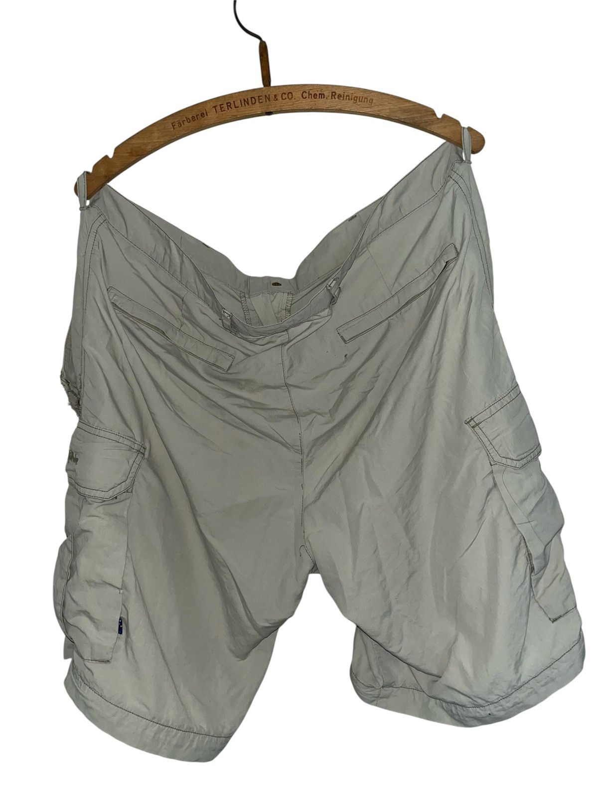 Fjallraven Vintage Fjällräven Cargo Shorts Light Grey Outdoor HikingY2K Size US 40 / EU 56 - 2 Thumbnail