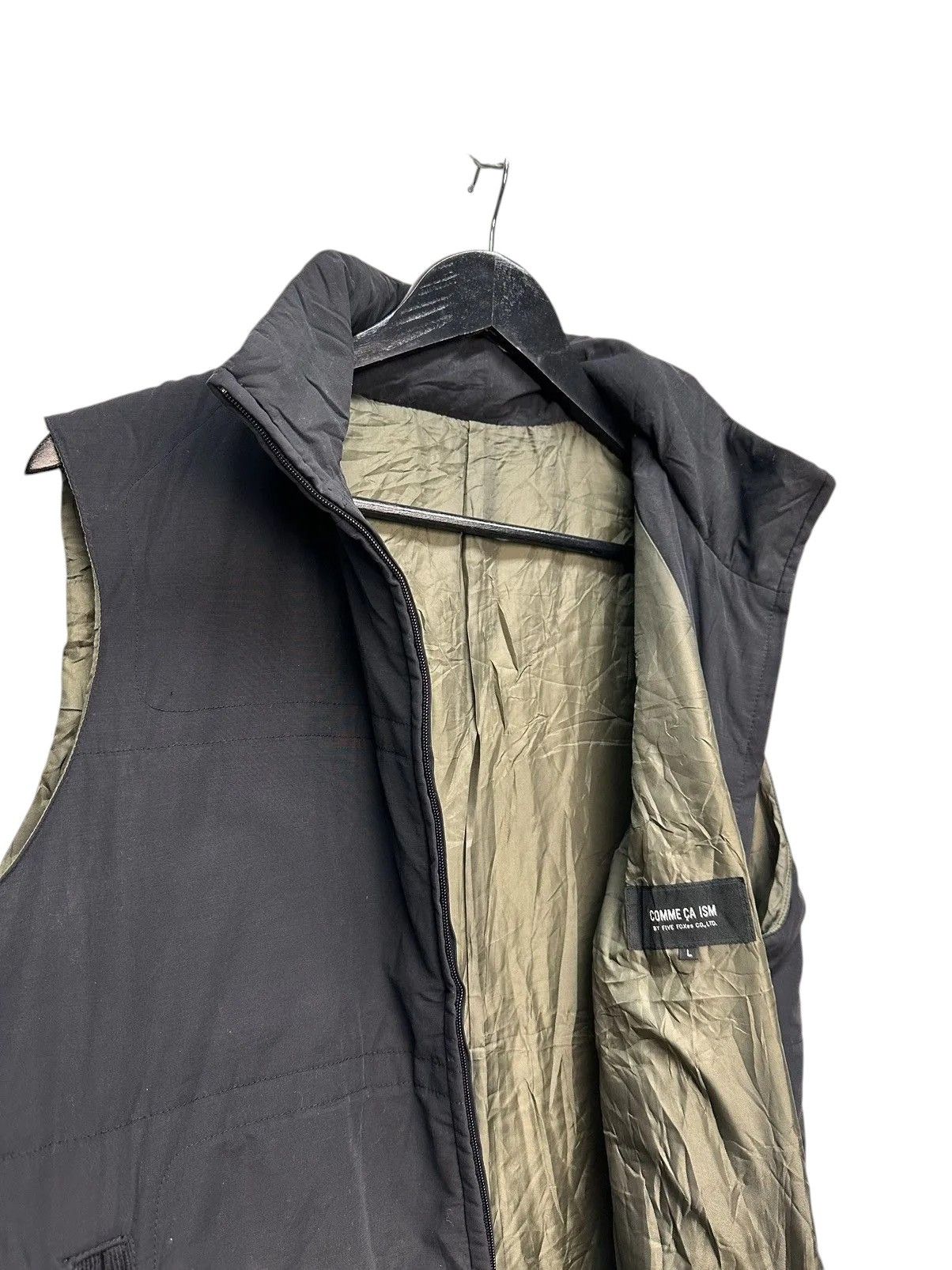 Comme Ca Ism Comme Ca Ism Blue Minimalist Vest Vintage Japanese Style Size US L / EU 52-54 / 3 - 9 Thumbnail