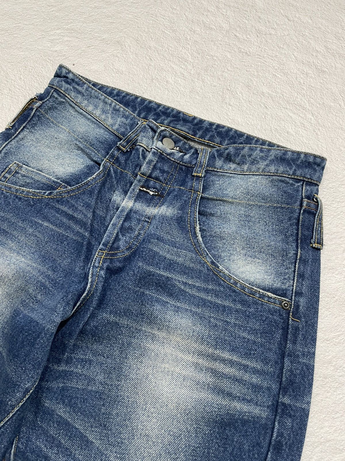 Japanese Brand 2000s Jeanasis Rare Faded y2k Style Size US 28 / EU 44 - 5 Thumbnail