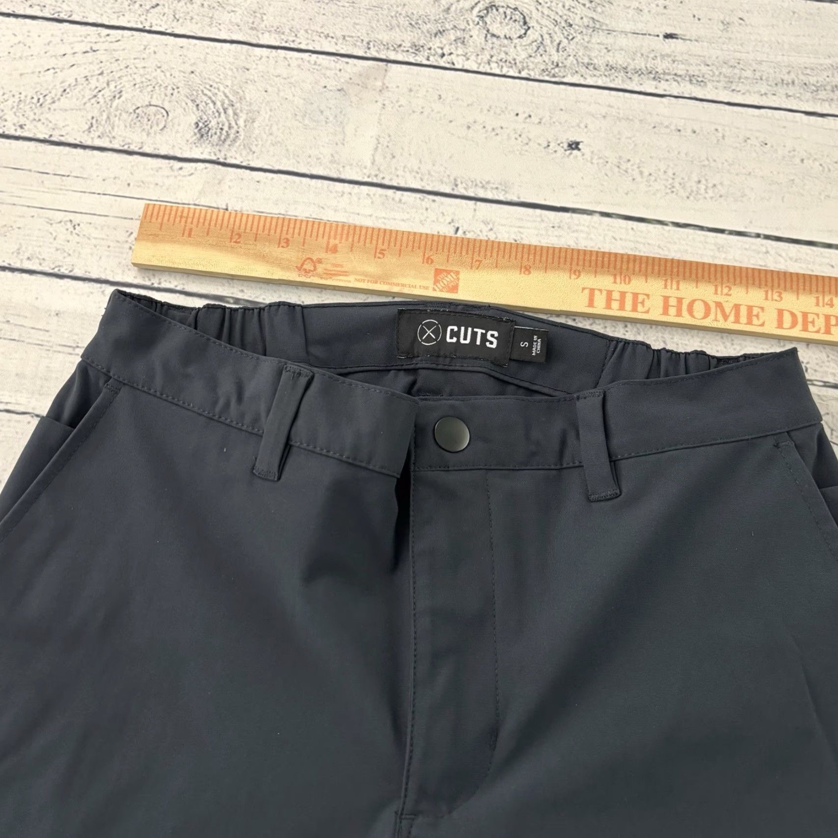 Cuts CUTS Pants Jogger Elastic Waist Casual Flat Front Men S Blue Gray Size US 29 - 3 Thumbnail
