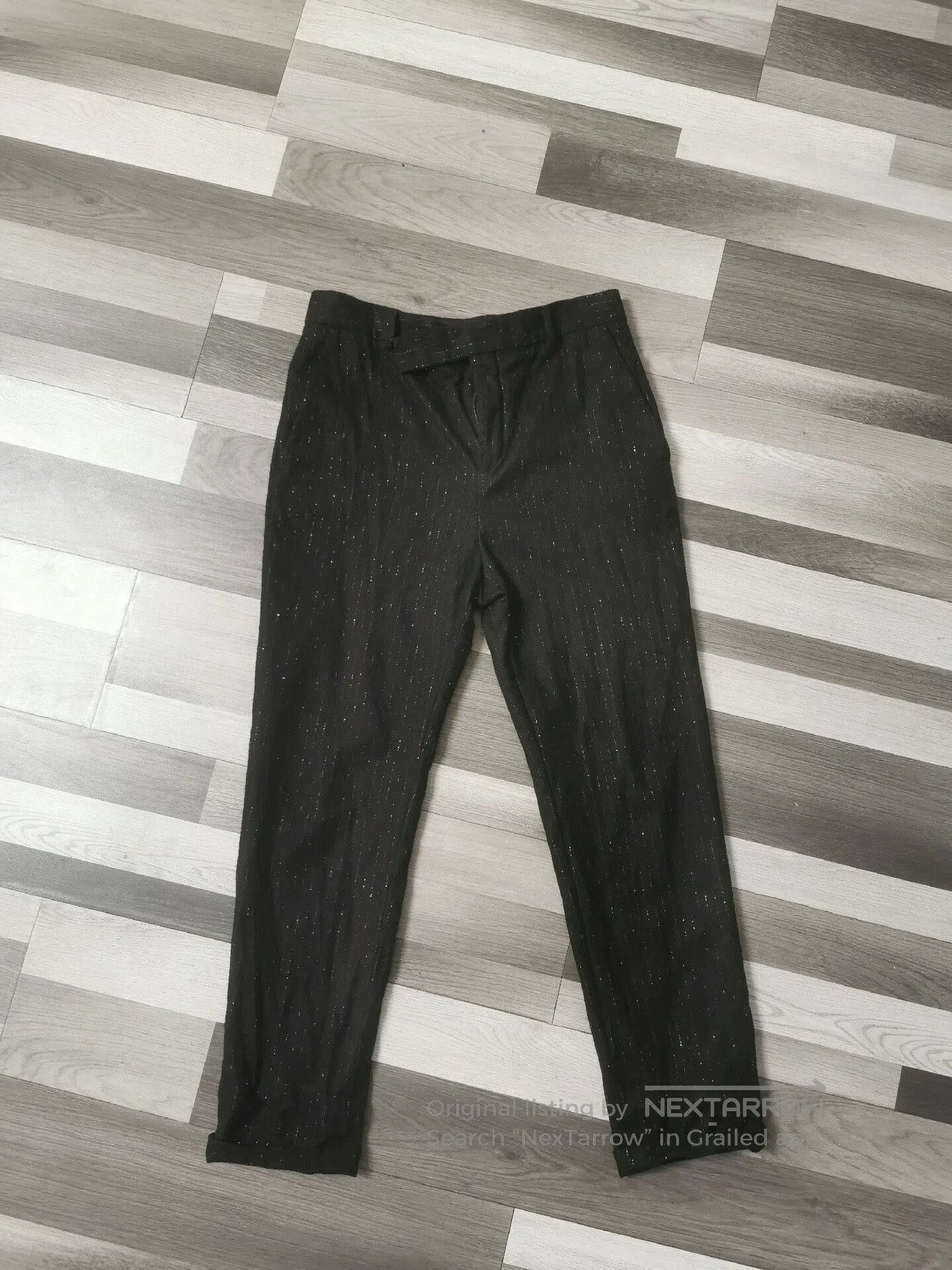 Saint Laurent Paris Saint Laurent Black Wool Trousers Size 48. Size US 32 / EU 48 - 1 Thumbnail